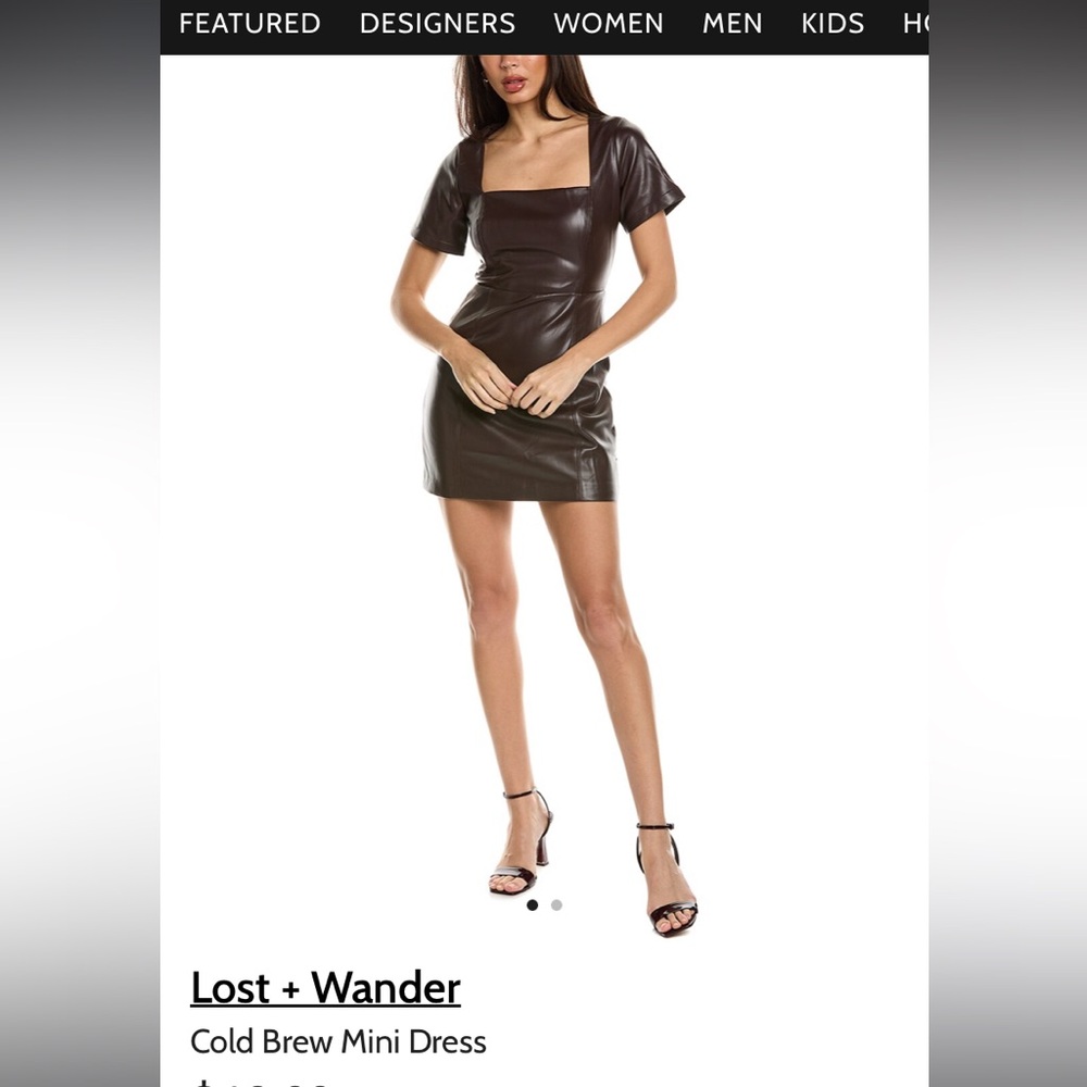 NWT Lost and Wander Cold Brew Mini Dress
